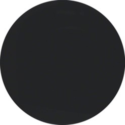 Drukknop-opzetmod. 1-v, berker R.1/R.3/R.8, zwart